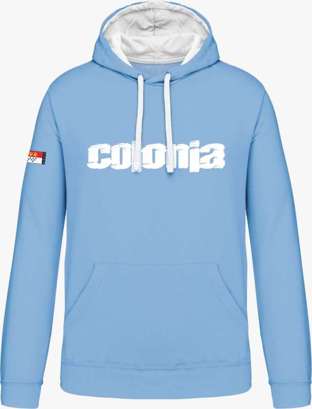 Köln Sweatjacke »Colonia« Weiss-Grau | Im Köln Shop online kaufen